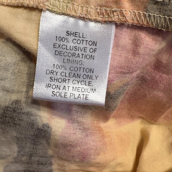 Peruvian Connection Floral Dress size 4 S small watercolor corset ivory cream - Picture 9 of 9